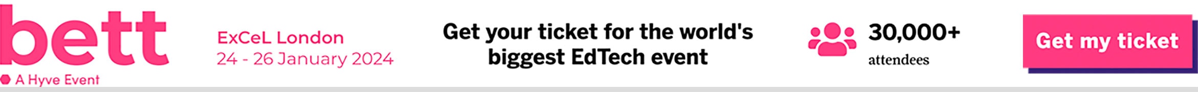 Bett - ExCel London - 24-26 January 2024